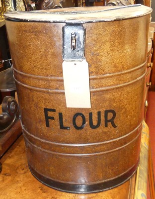 Lot 1402 - An early 20th century painted metal circular...