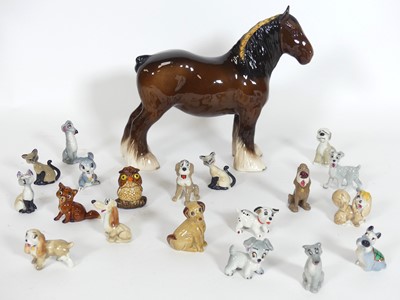 Lot 57 - A collection of Wade Whimsies, to include...