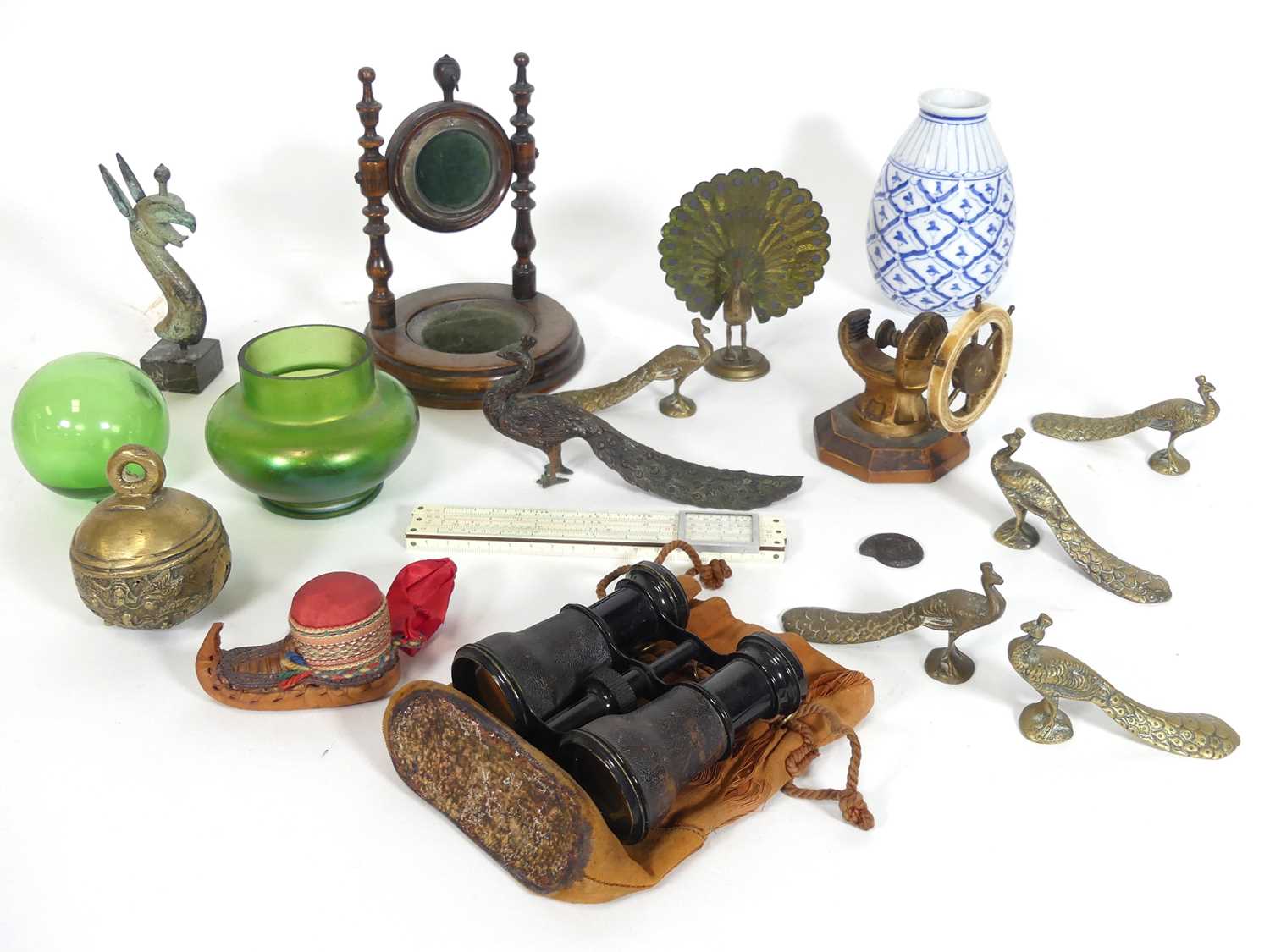 Lot 58 - A collection of items to include a 19th...