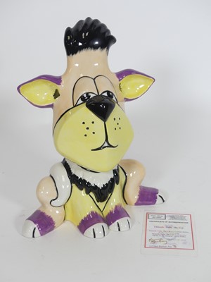 Lot 48 - A Lorna Bailey pottery fireside model of a cat...