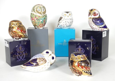 Lot 88B - A Royal Crown Derby 'Parchment Owl', having a...