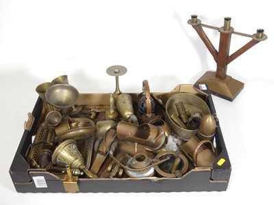 Lot 72 - A collection of trench art wares, to include a...