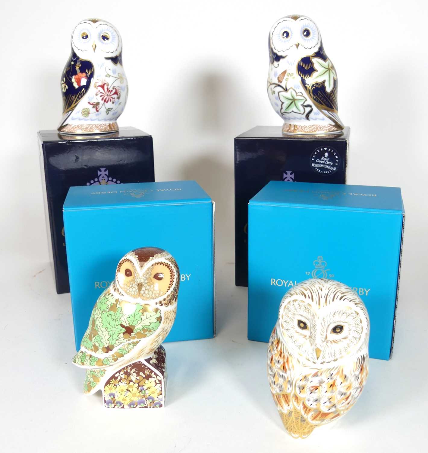 Lot 88 - A Royal Crown Derby 'Twilight Owl' h.14cm,...