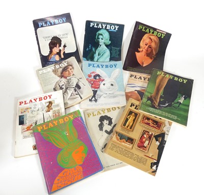 Lot 534 - A collection of Playboy magazines, circa 1960's