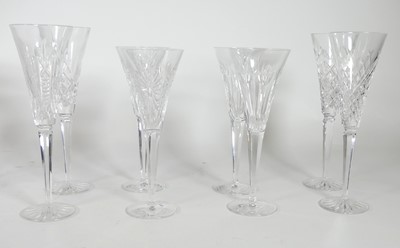 Lot 91 - A collection of Waterford crystal champagne...