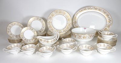 Lot 106 - A collection of Wedgwood 'Gold Damask' pattern...