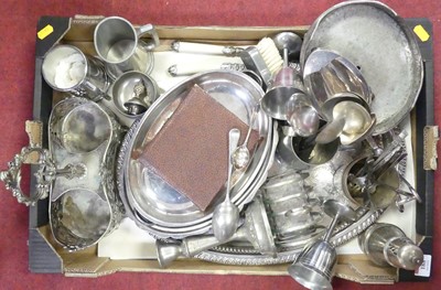Lot 188 - A collection of silver plated wares to include...