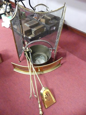 Lot 630 - A Collection of brass items to include Jam...