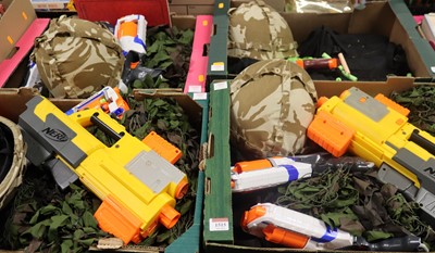 Lot 1515 - Four boxes of Nerf guns and accessories