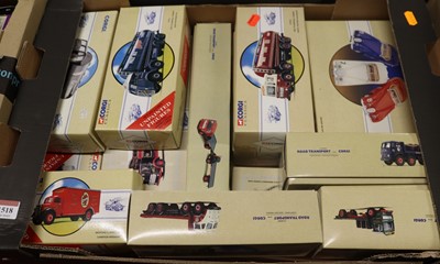 Lot 1518 - A tray of Corgi Classics road haulage diecast...