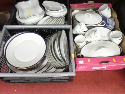 Lot 600 - Three boxes of ceramics, mainly to include;...