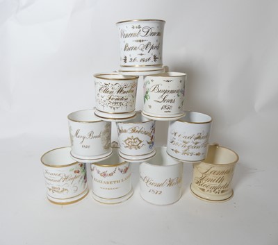 Lot 580 - A collection of 19th century pottery...