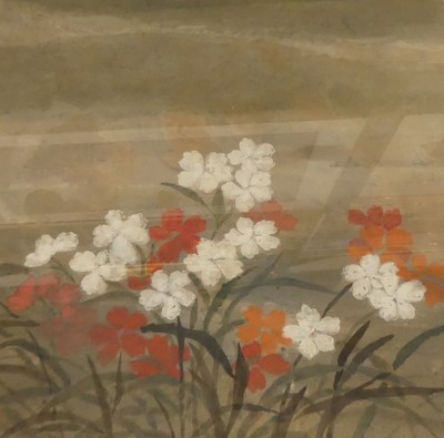 Lot 1044 - Various pictures to inlcude a pietra dura type...