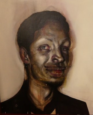 Lot 1096 - Modern watercolours to include a portrait, and...