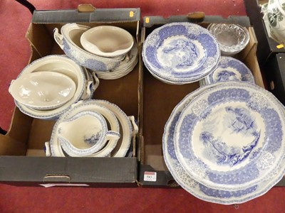 Lot 583 - A collection of Royal Doulton Chatham Blue...