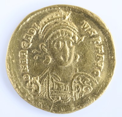 Lot 3118 - Roman Empire, Arcadius (383-408), gold Solidus,...