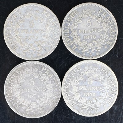 Lot 3126 - France, Third Republic (1870-1940), 5 francs,...