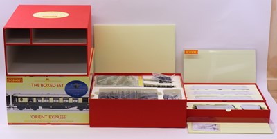Lot 674 - Hornby 00 gauge Orient Express boxed set,...