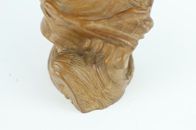 Lot 47 - Two Chinese tree-root brush pots, Qing Dynasty...