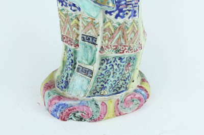 Lot 131 - A Chinese famille rose figure of a lady...