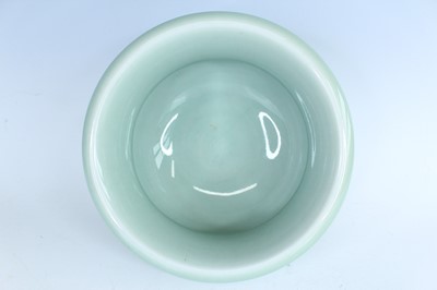 Lot 98 - A Chinese celadon censer and another tripod...