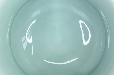 Lot 98 - A Chinese celadon censer and another tripod...