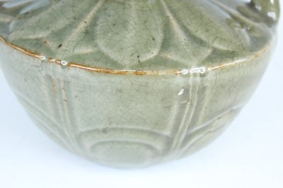 Lot 103 - A Chinese Longquan-type celadon teapot, in...