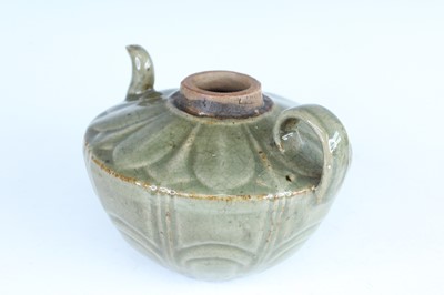 Lot 103 - A Chinese Longquan-type celadon teapot, in...