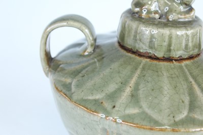 Lot 103 - A Chinese Longquan-type celadon teapot, in...