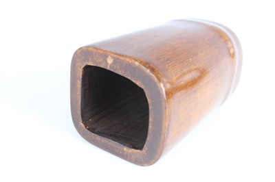 Lot 7 - A Chinese bamboo brush pot, Qing Dynasty Of...