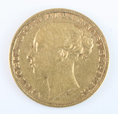 Lot 3208 - Great Britain, 1877 gold full sovereign,...