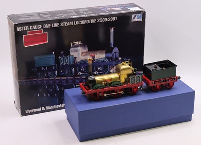Lot 123 - Aster Gauge One live steam locomotive & tender...