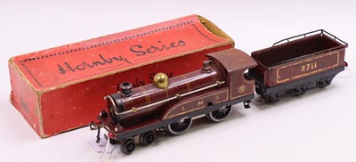 Lot 129 - 1925-8 Hornby 0-gauge No.2 loco & tender,...