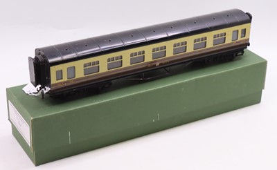 Lot 161 - Exley 0-gauge bogie corridor coach GWR all/3rd...