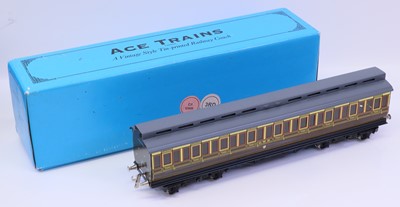 Lot 183 - ACE Trains 0 gauge C/1 GWR all/3rd clerestory...