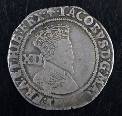 Lot 3152 - England, James I (1603-1625) shilling, 2nd...