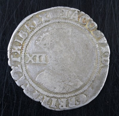 Lot 3153 - England, James I (1603-1625) shilling, third...