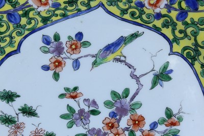 Lot 188 - A Chinese famille verte ‘birds and flowers’...