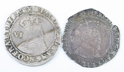 Lot 3155 - England, James I (1603-1625), 1603 sixpence,...