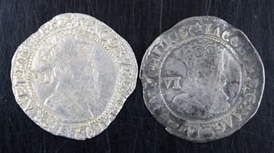 Lot 3156 - England, James I (1603-1625) 1605 sixpence,...