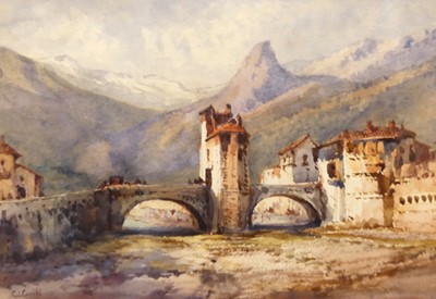 Lot 1094 - Gabriele Corelli (Italian 1820-1900) "A view...