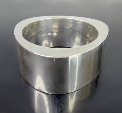 Lot 2762 - Georg Jensen - a sterling silver wide...