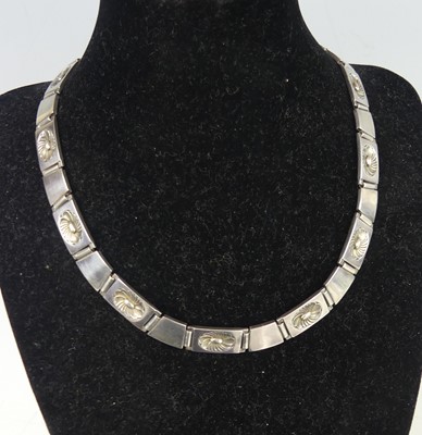 Lot 2768 - Georg Jensen - a sterling silver sectional...