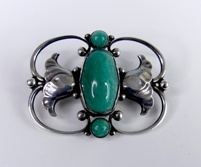 Lot 2770 - Georg Jensen (1866-1935) - a sterling silver...