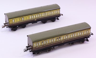 Lot 138 - Two 1935-41 Hornby 0 gauge No.2 passenger...
