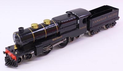 Lot 128 - Hornby 0-gauge No.3 Riviera Blue Train loco &...
