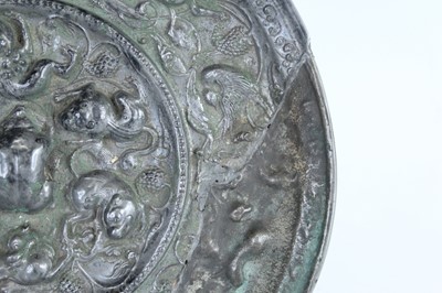Lot 68 - A Chinese bronze ‘sea creatures and grapevine’...