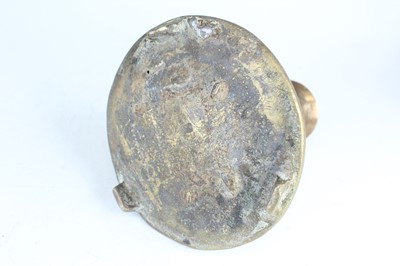 Lot 61 - Three Oriental metal items, 19th–20th century...