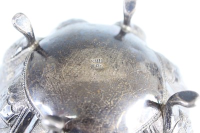 Lot 61 - Three Oriental metal items, 19th–20th century...