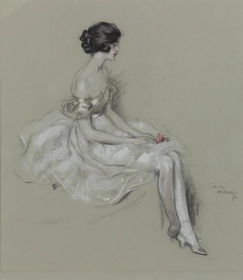 Lot 273 - Lewis Baumer (1870-1963) - Seated ballet...